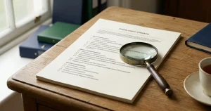 Conceptual illustration of a UK gambling licence check