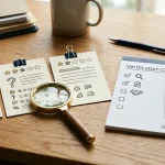 Conceptual illustration of reviewing casino complaints and account records
